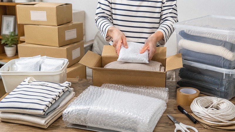 トランクルームに荷物を保管する前の準備