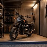 加瀬倉庫のバイクヤードでバイクを保管するイメージ