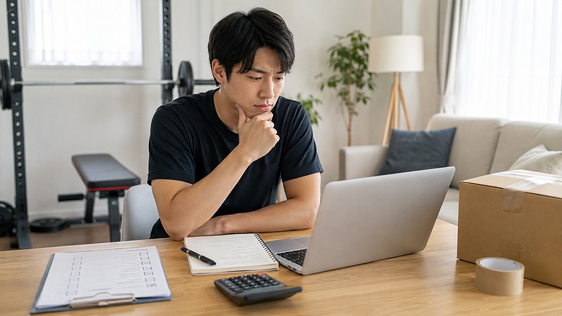 宅トラのデメリットや料金を確認するイメージ