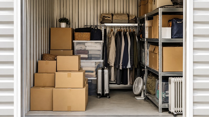 トランクルームを荷物保管に活用するイメージ