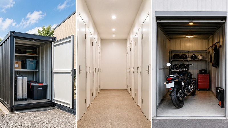 屋外型トランクルームと屋内型トランクルームの違い