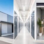 スペラボのトランクルームの外観と室内イメージ